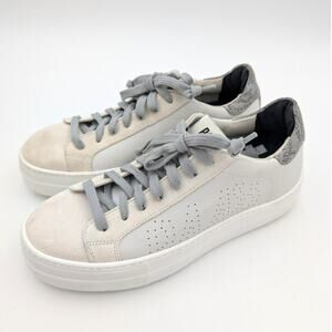 P448 John Sneaker women's platform sneakers White/Floral size W6-6.5 EU36